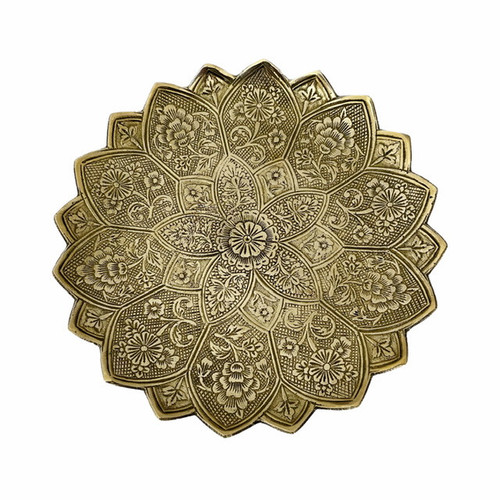 پیش دست برنجی طرح گل