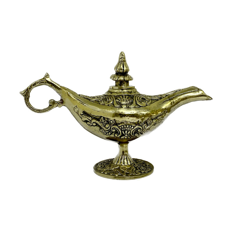 دکوری برنجی طرح چراغ جادو