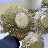اردو خوری بزرگ توری برنجی لوکس طلایی بازرگانی نداف مشهد