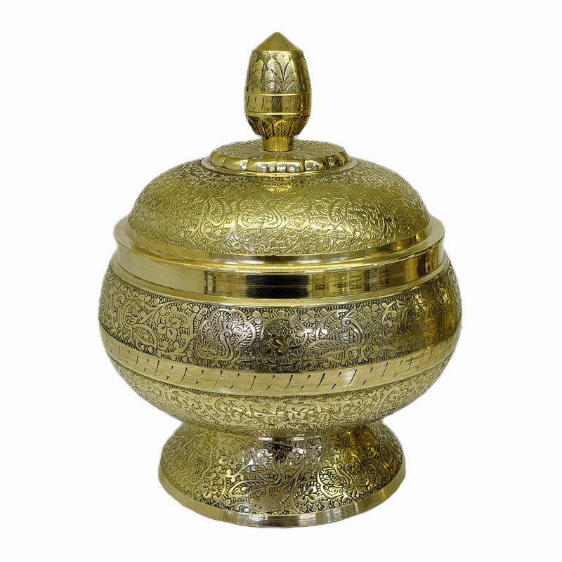 شکلات خوری یوفو 10اینچ برنجی