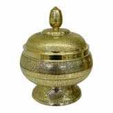 شکلات خوری یوفو 10اینچ برنجی