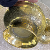 شکلات خوری یوفو 10اینچ برنجی