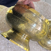 شکلات خوری یوفو 10اینچ برنجی