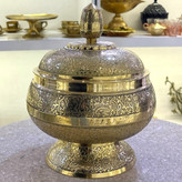 شکلات خوری یوفو 10اینچ برنجی
