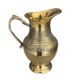 پارچ برنجی طرح طاووس هندی با بالاترین کیفیت و مناسبترین قیمت در بازرگانی نداف مشهد. عرضه لوکسترین ظروف پذیرایی با ارسال به سراسر ایران.