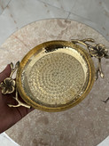 شیرینی خوری ورق دسته طرح گل سایز کوچک