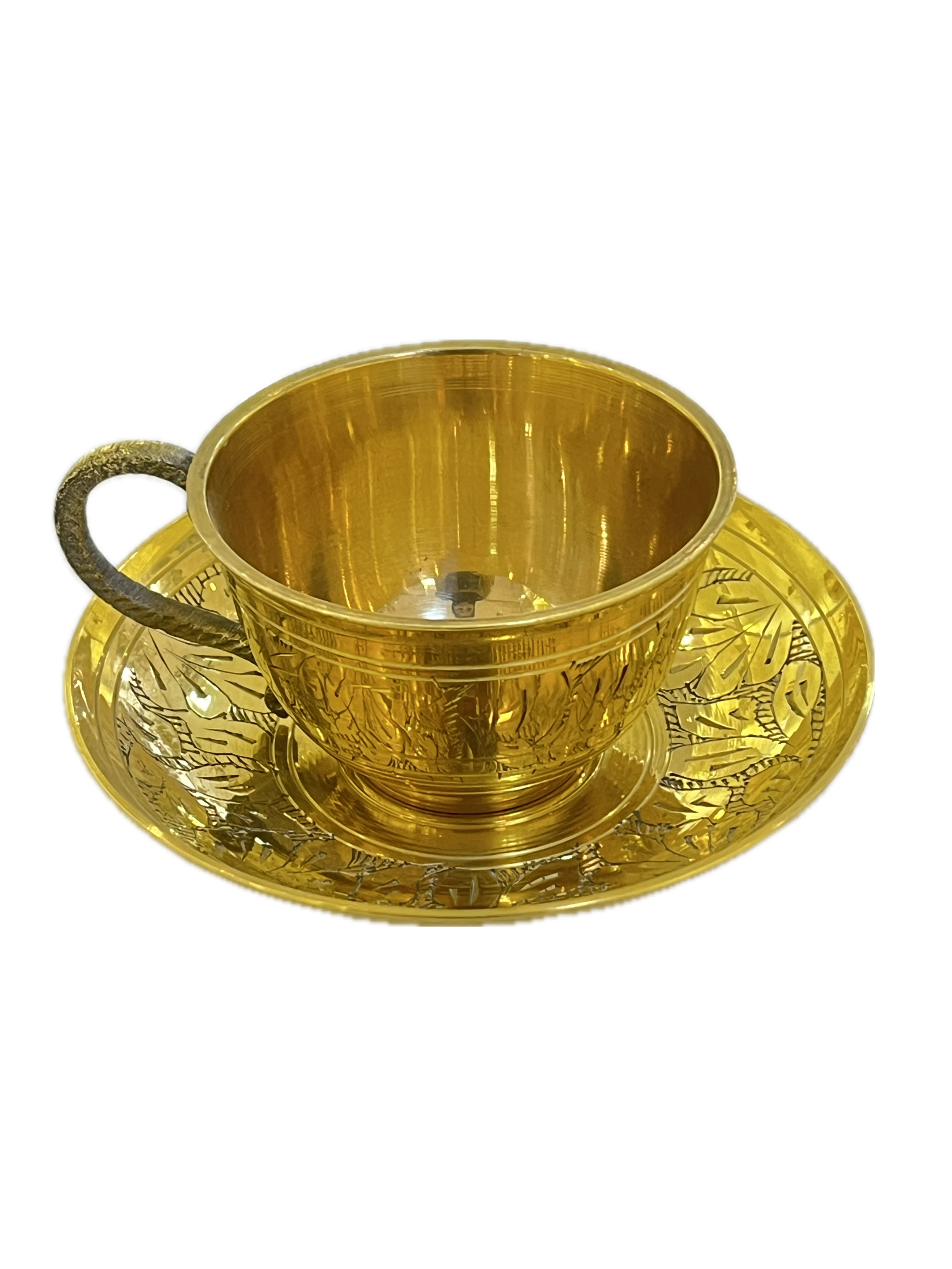فنجان نعلبکی قلم دست بزرگ