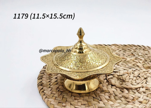 قندان استار برنجی هندی قابل استفاده و کاربردی کد1179