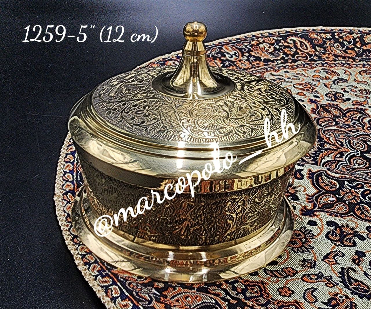 شکلات خوری طرح طاووس برنجی قابل استفاده و کاربردی کد1259
