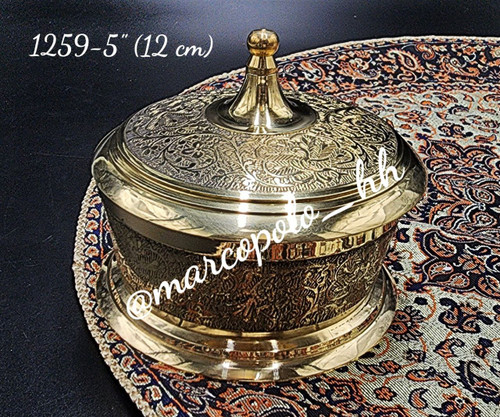 شکلات خوری طرح طاووس برنجی قابل استفاده و کاربردی کد1259