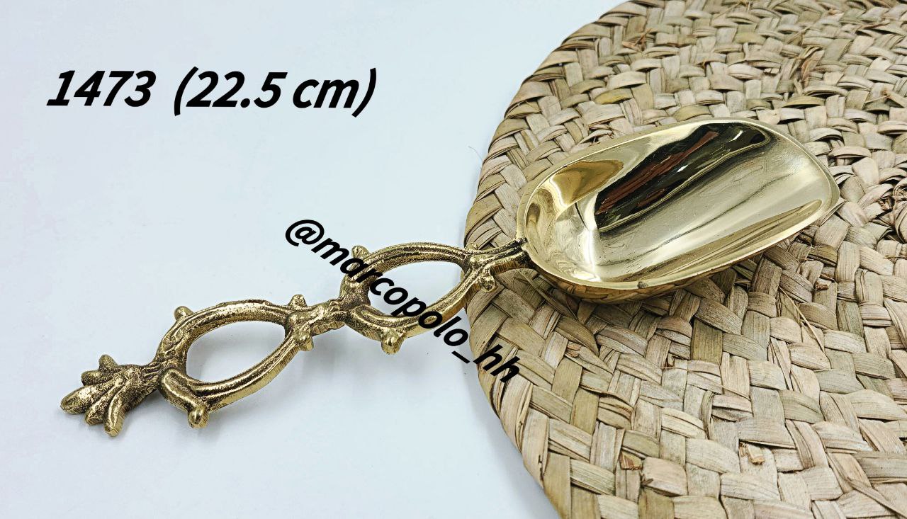 قاشق اجیل برنجی مدل سلطنتی هندی کد1473