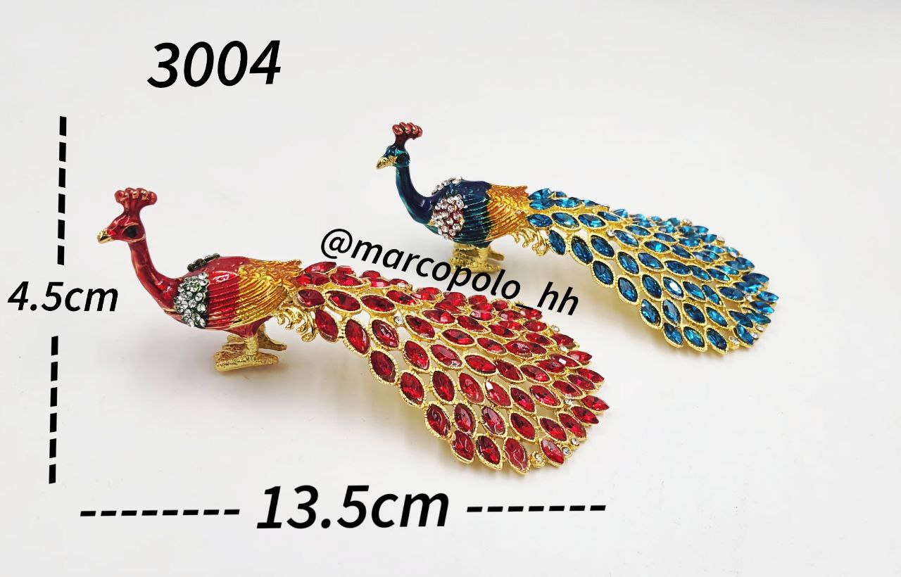 جاحلقه ای فانتزی طرح طاووس کد3004