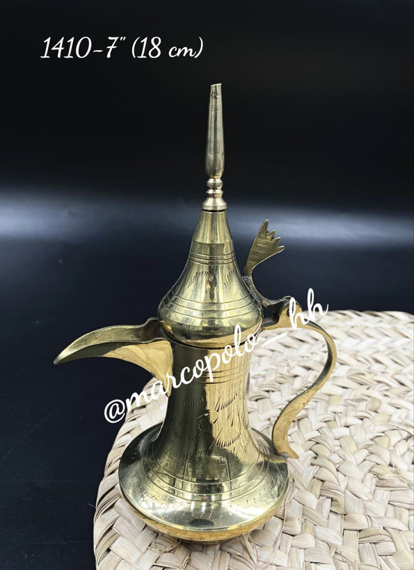 دله عربی قلم دست برنجی هندی کاربردی شمش سنگین کد 1410 بازرگانی نداف مشهد