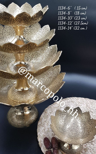 سرویس پذیرایی طرح استار (میوه خوری و آجیل خوری در دو سایز و شکلات خوری) کد1134