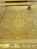 سینی مستطیل طلایی برنجی هندی