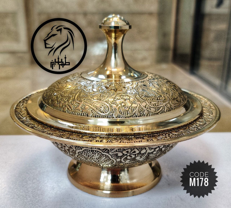 شکلات خوری پایه دار فلزی طرح سفینه ۸ اینچی مدل M178 بازرگانی نداف مشهد