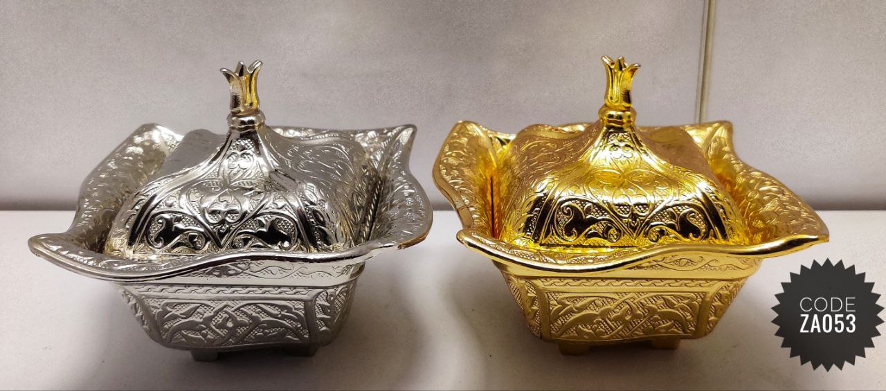 قندان مربعی زاماک تکی