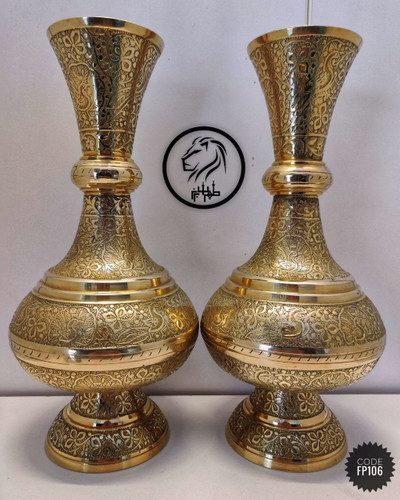 گلدان بولینگی طرح طاووس 10 اینچ بصورت تکی