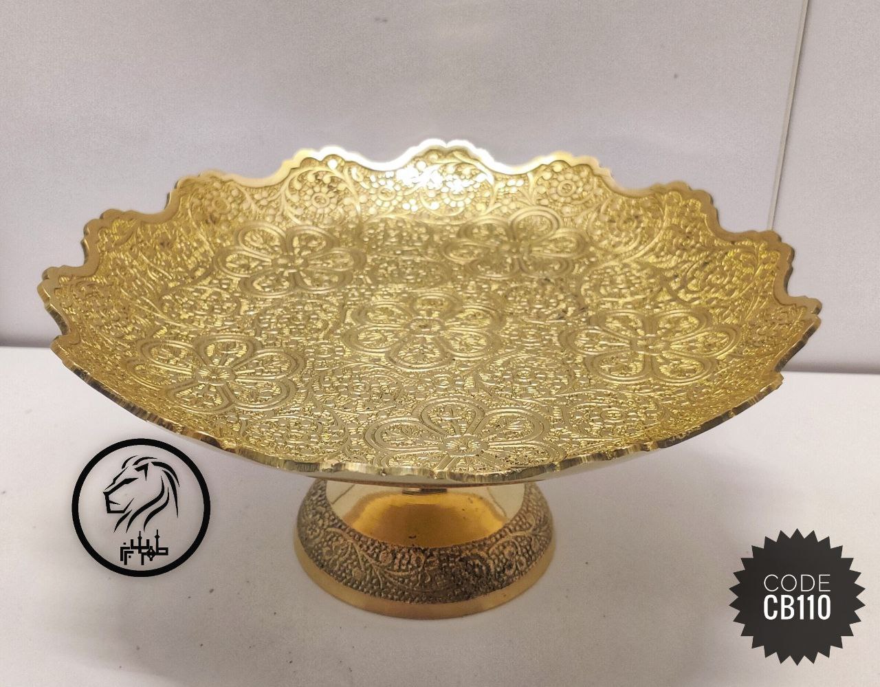 شیرینی خوری 9 اینچ طرح گل
