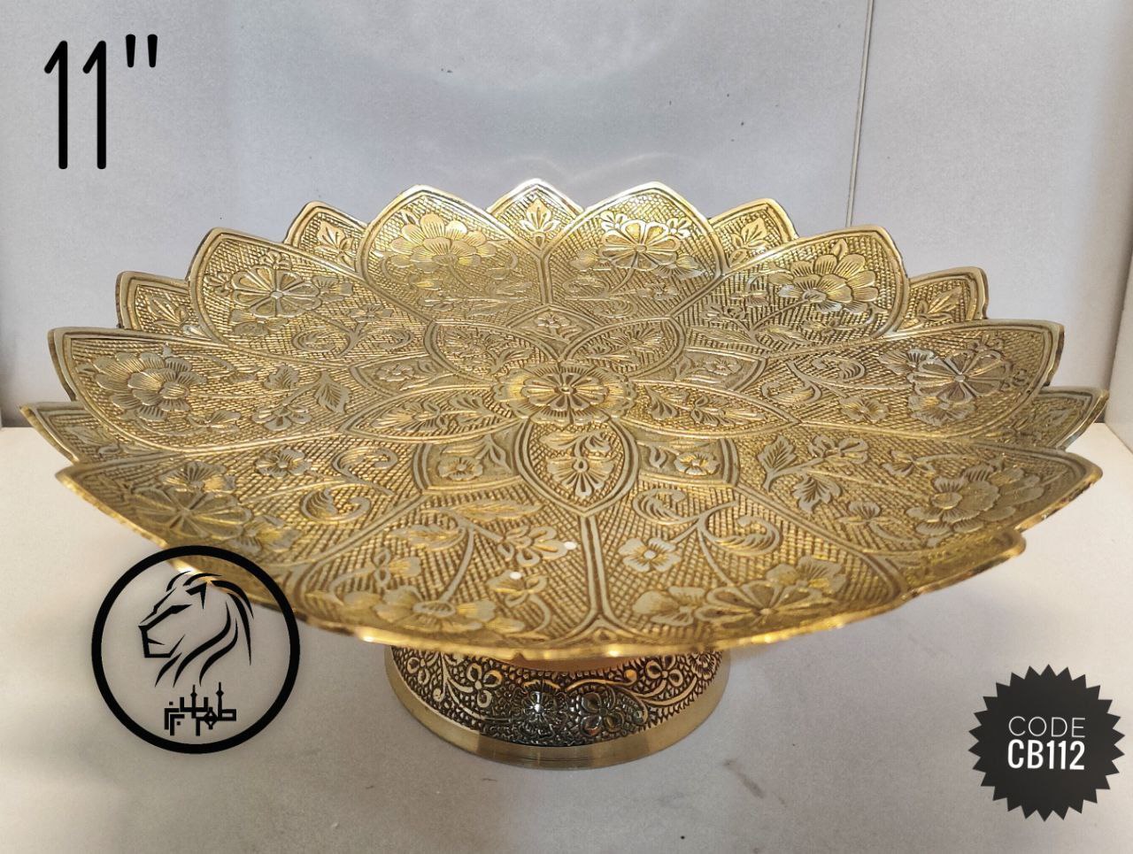 شیرینی خوری طرح خشتی سایز 11 اینچ
