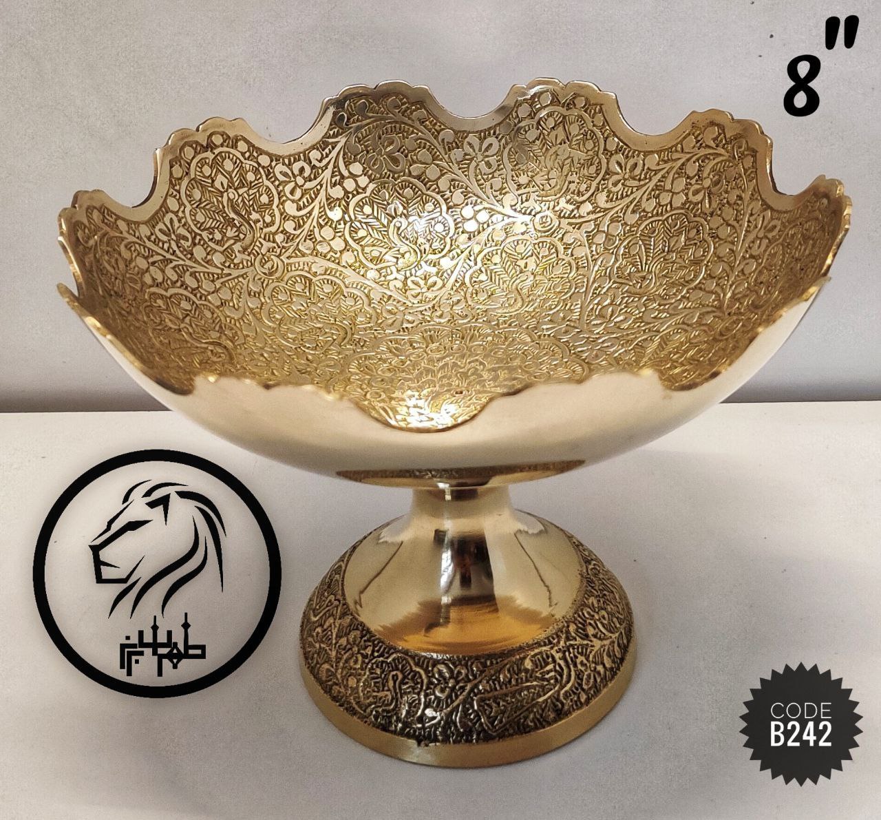 کاسه آجیل خوری طرح قلعه سایز 8 اینج