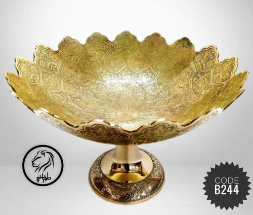 کاسه میوه خوری پایه دار دوبل