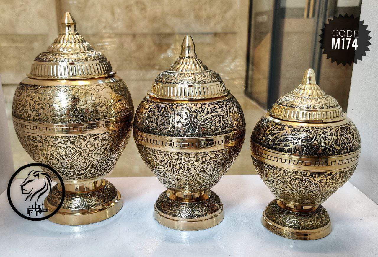ست پاسماوری 3سایزی طرح طاووس