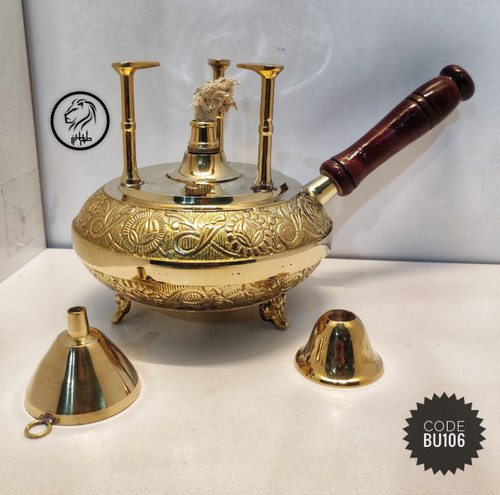 پایه وارمری مدل تپل سه پایه پیکانی دسته چوبی