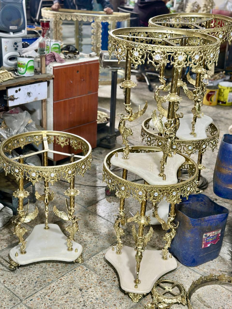 میز پایه نگی فرشته گل آفتاب