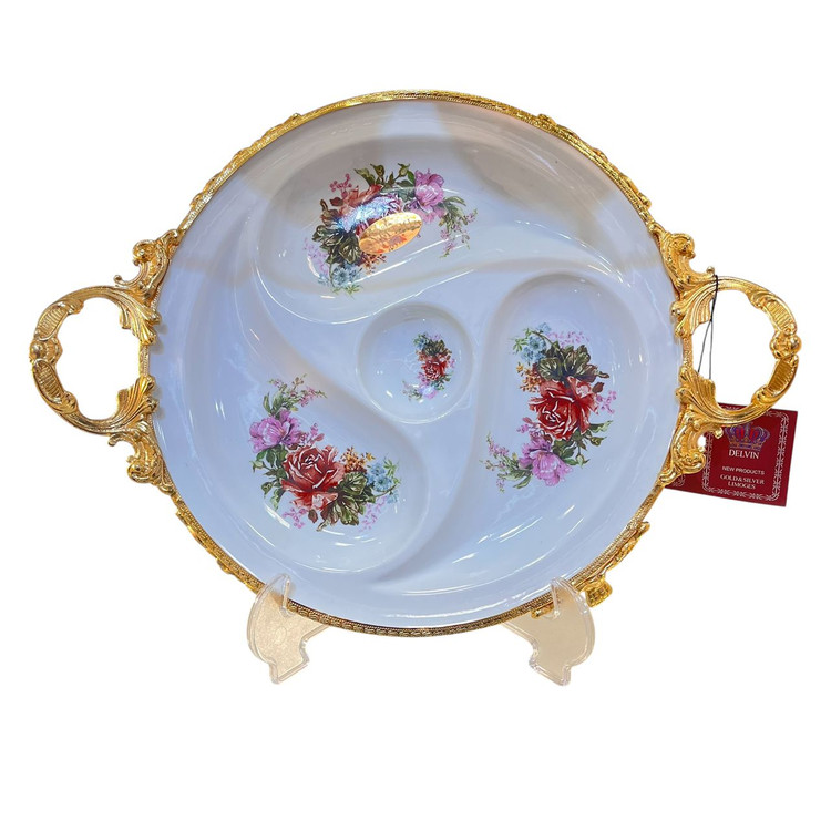 اردور خوری چهارخانه دسته دار پایه دار