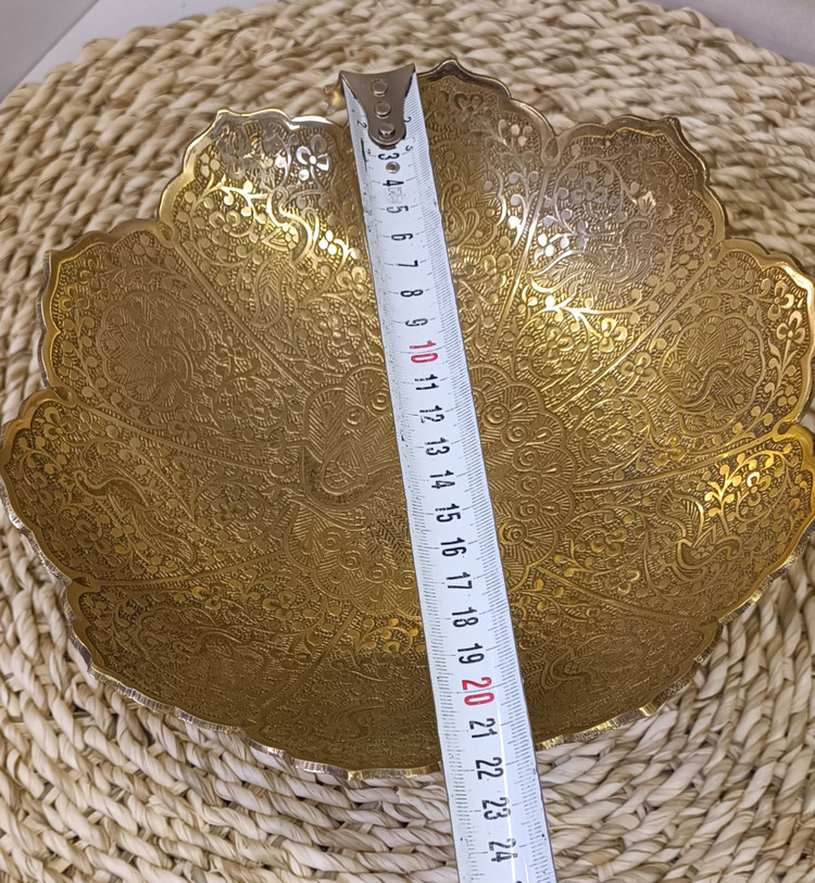 آجیل خوری لوتوس طرح طاووس 10 اینچ (لئوس)