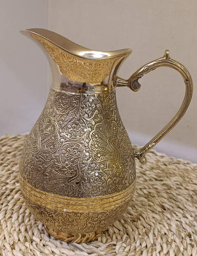 پارچ بدون پایه طرح طاووس 22 سانت