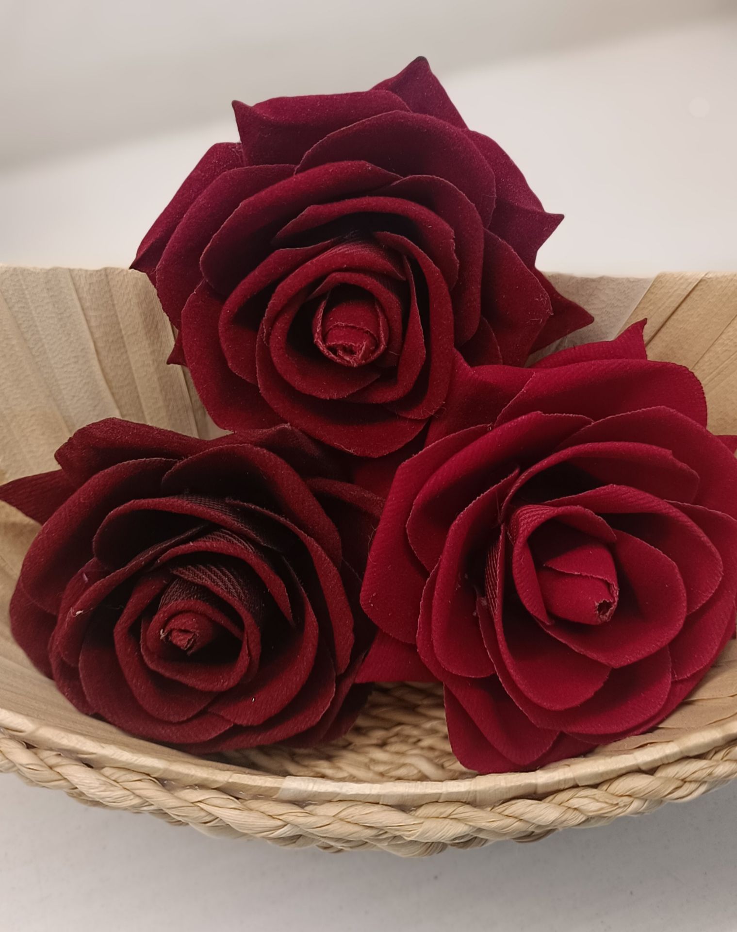 گل مصنوعی مدل سرگل رز چیچک بسته 25 عددی گلسرای نداف