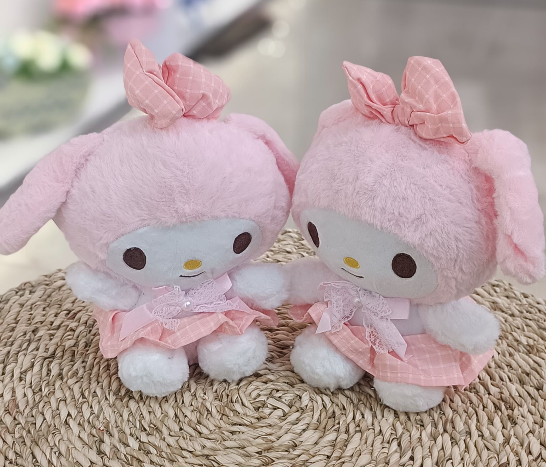 عروسک ملودی لباس چهارخونه