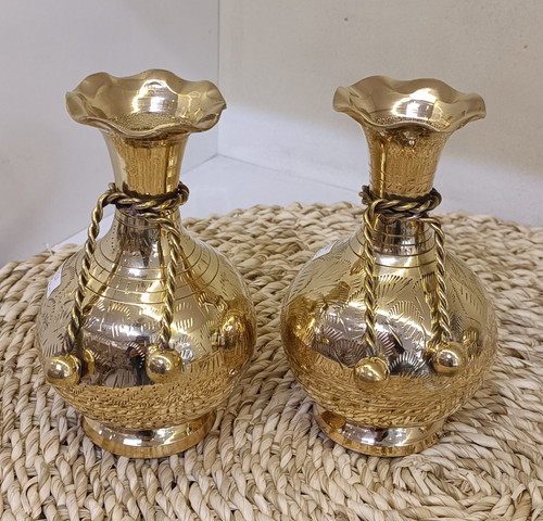گلدان کراواتی قلم دست سایز کوچک بصورت تکی
