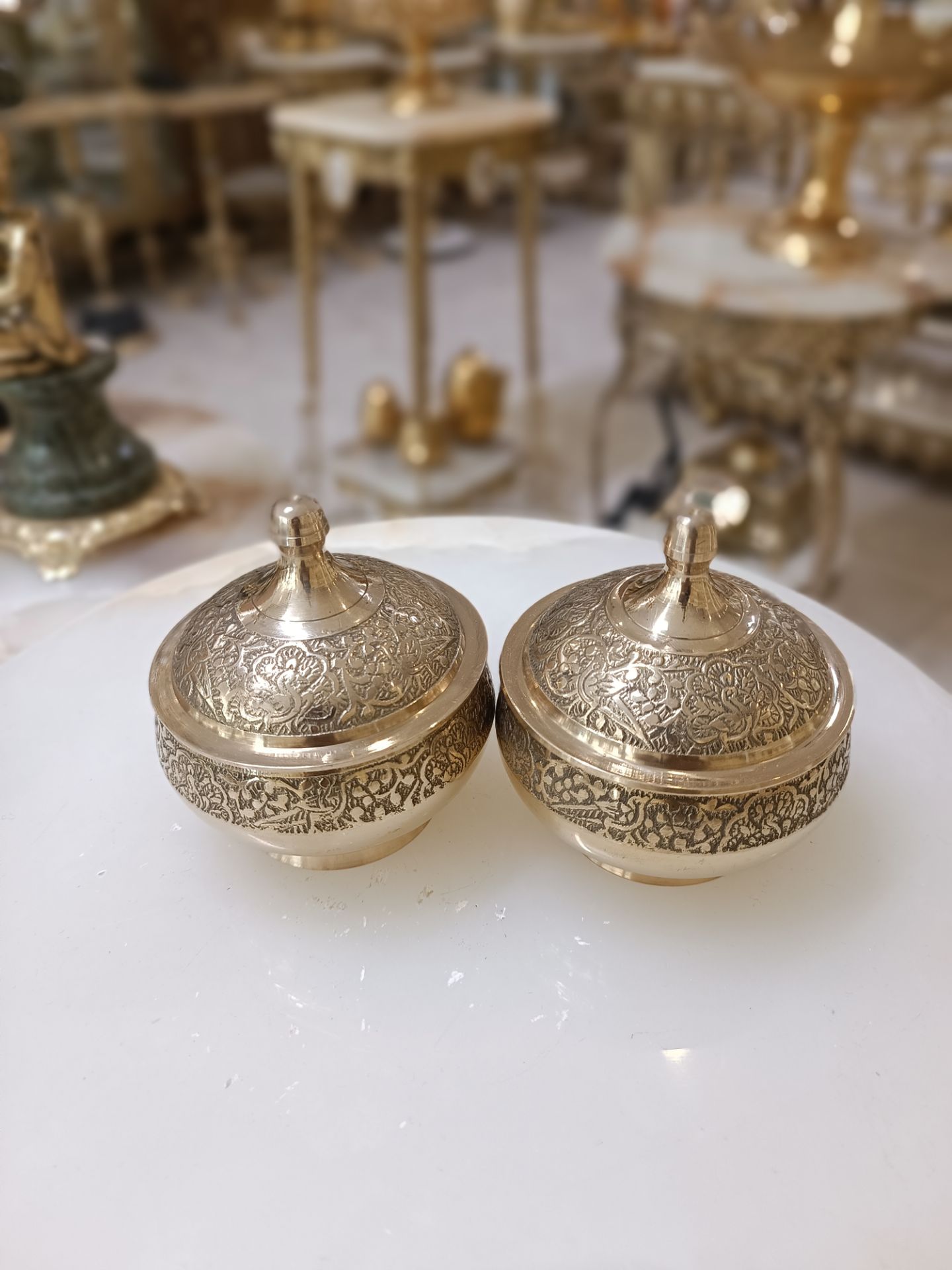 قندان رينگ بدون پايه طرح طاووس 3.5 اينچ بصورت تکی
