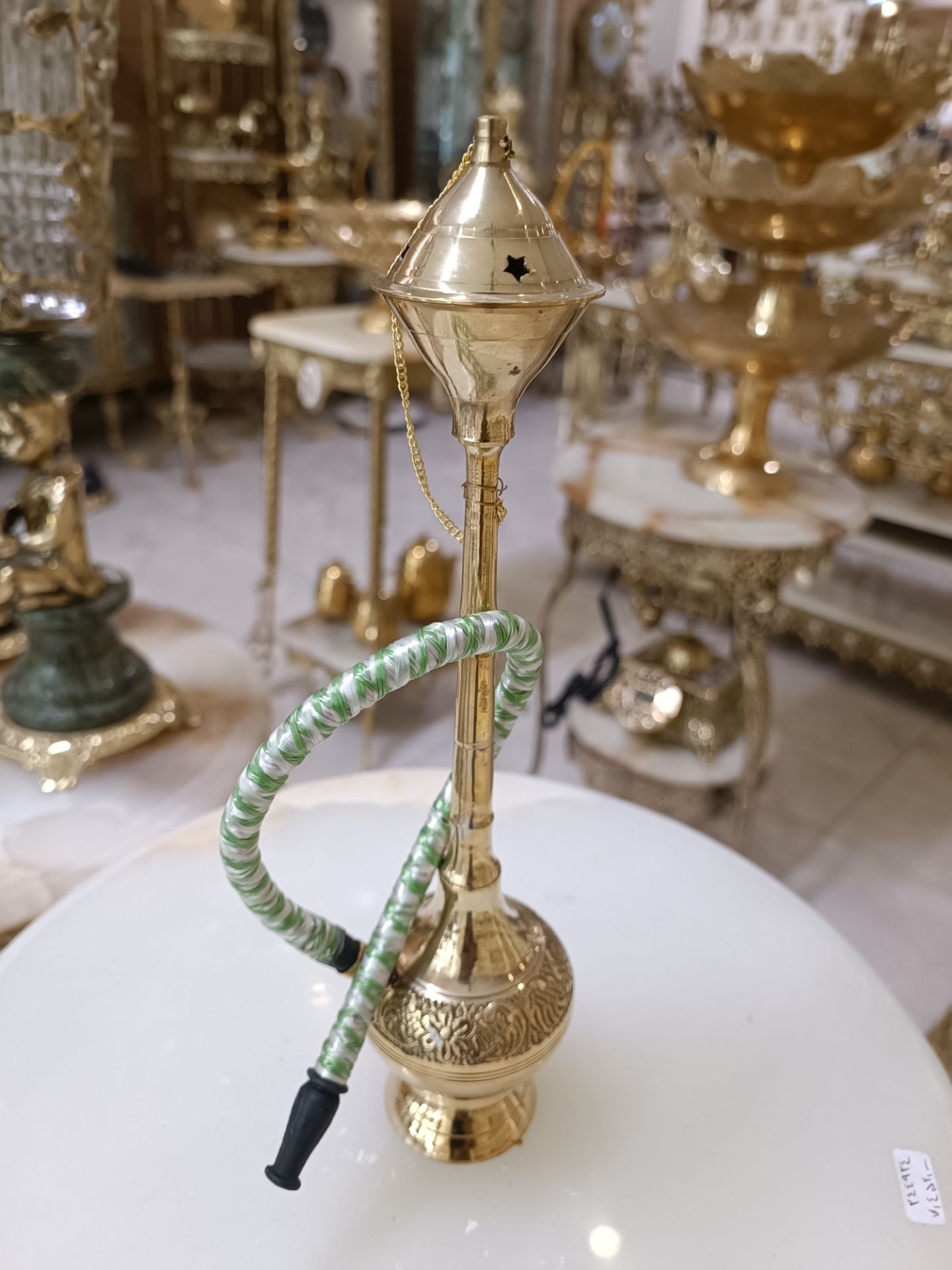 قلیان برنجی سایز بزرگ