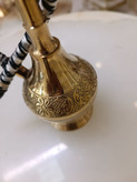 قلیان برنجی متوسط دکوری و سنتی لوکس - بازرگانی نداف