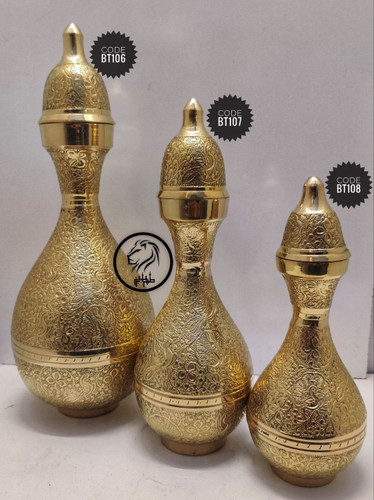 بطری طرح طاووس در سه سایز مختلف