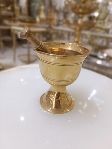هاون هندي برنجی