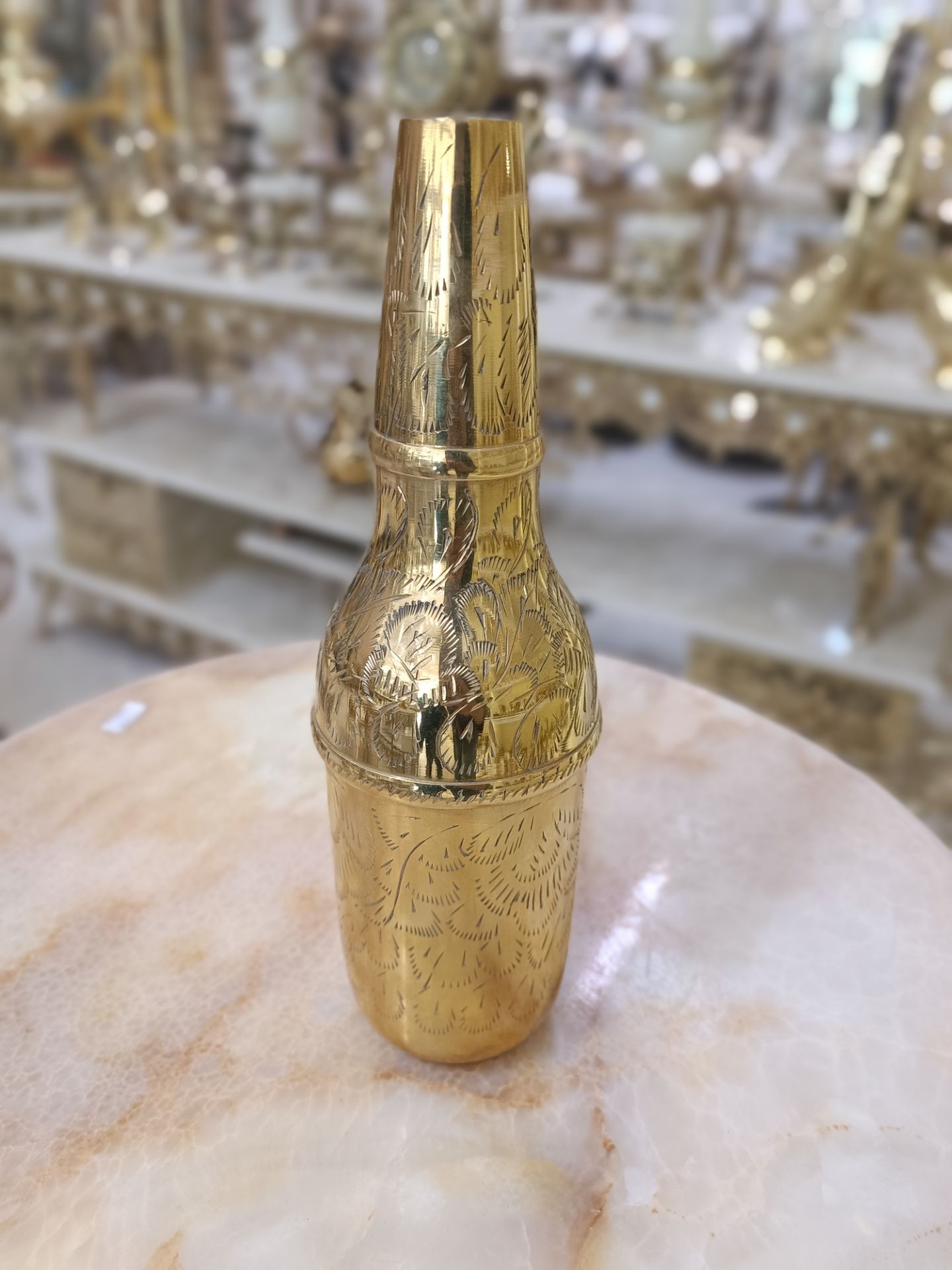 بطري قلم دست برنجی