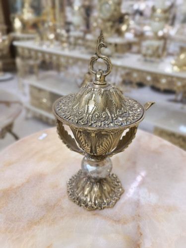 قندان پانيذ دور برگي برنجی