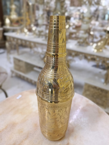 بطري قلم دست 12 اينچ برنجي هندي