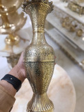گلدان لب هلال طرح طاووس برنجی هندی لوکس مناسب دکوراسیون و سالن پذیرایی بازرگانی نداف مشهد