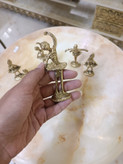 ست ۶ تایی مجسمه بالرین برنجی متوسط در فیگورهای رقص مختلف با رنگ طلایی درخشان بازرگانی نداف
