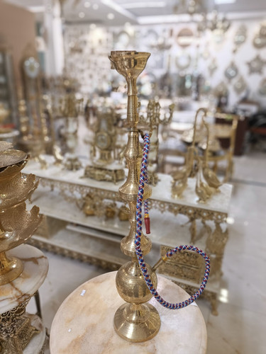 قليان برنجي قلم دست 30 اينچ