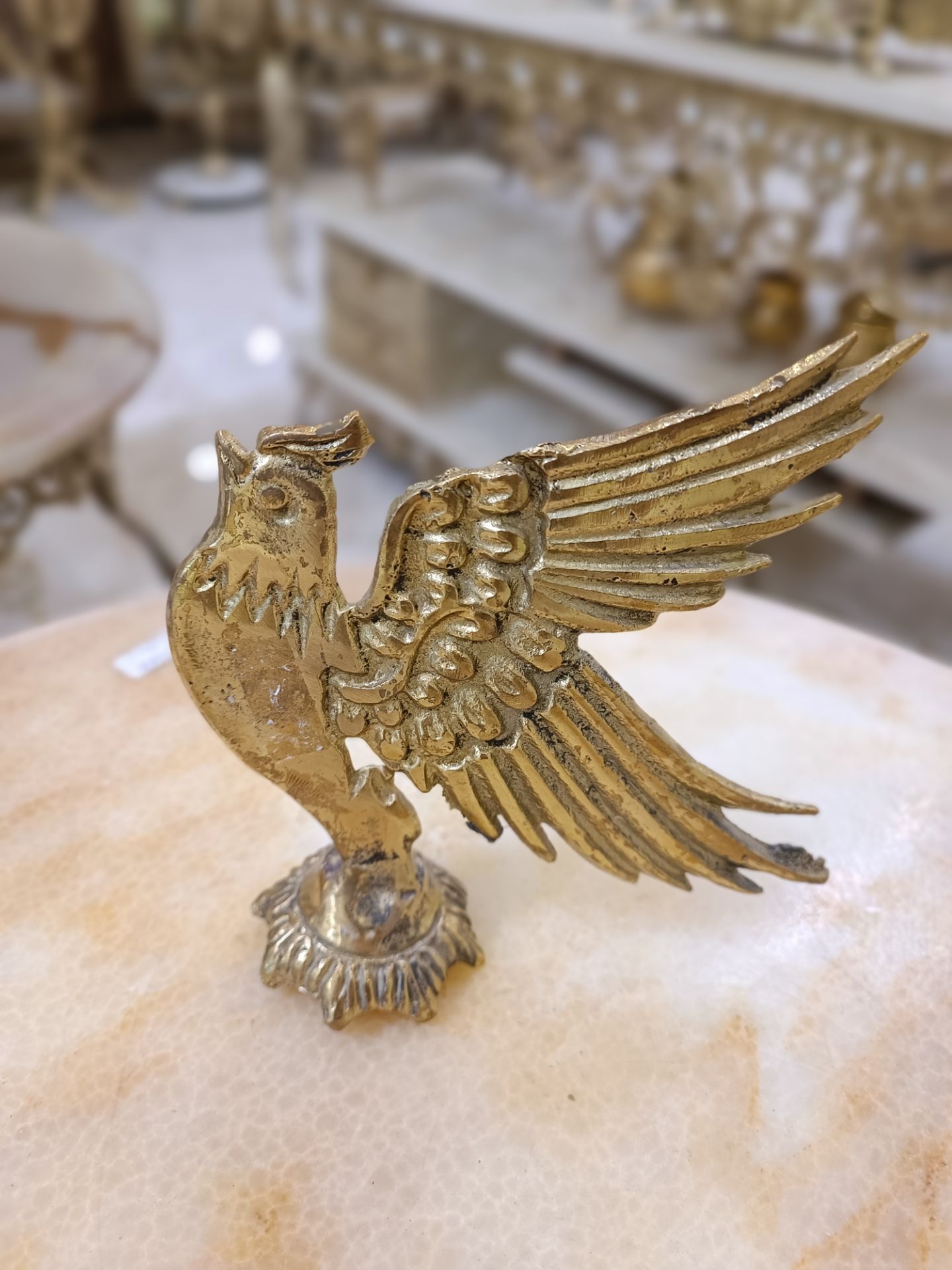 استند گنجشک برنجی