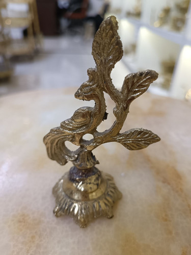 استند گنجشک پايه دار برنجی
