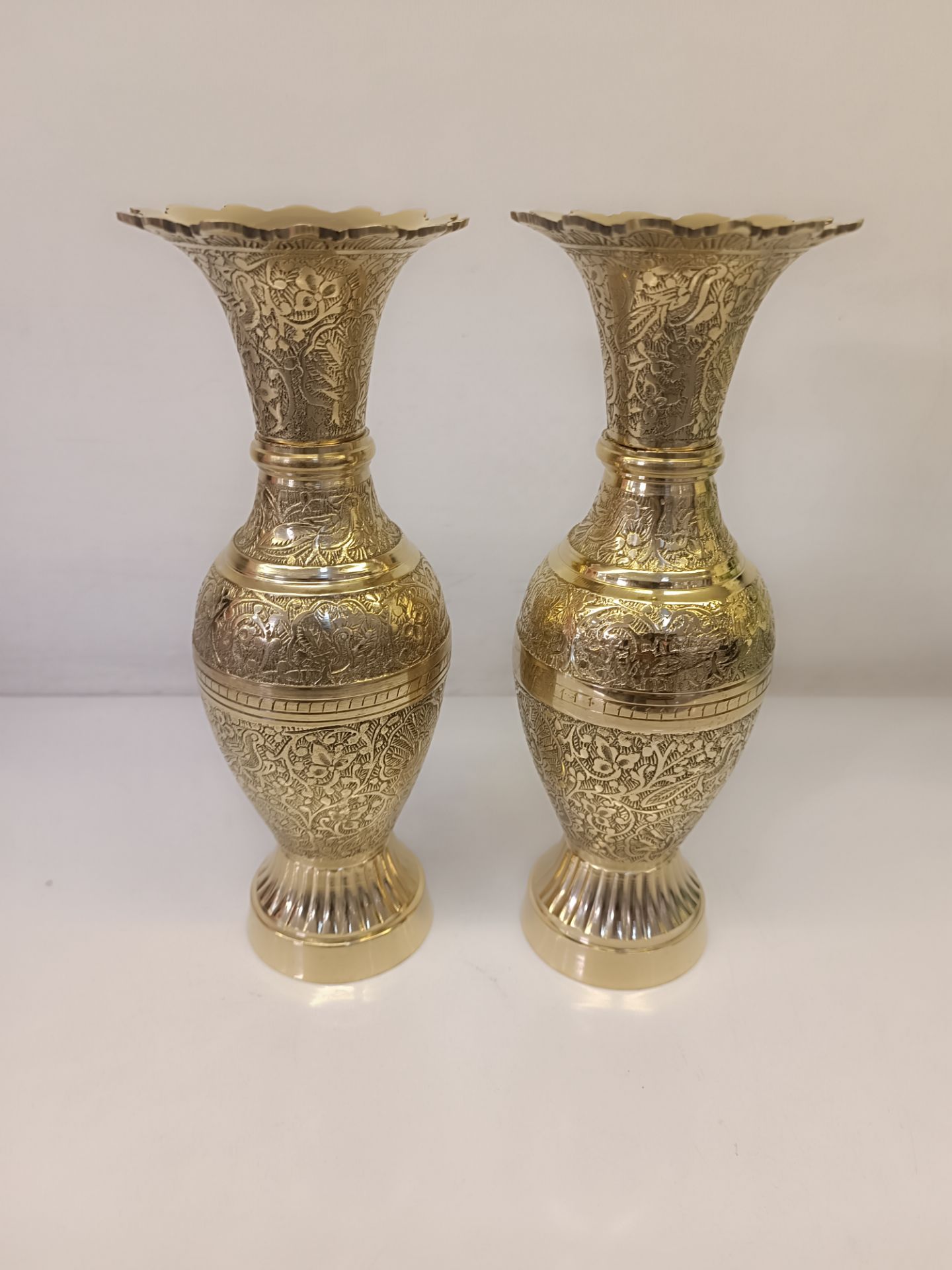 گلدان لب هلال طرح طاووس 9 اينچ بصورت تکی