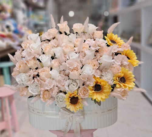 باکس گل مصنوعی نباتی کد 805109